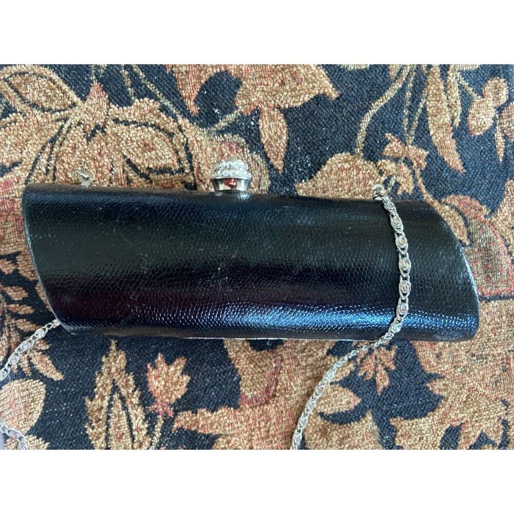 Cleo & Patek Paris Cylinder Leather Beautiful Clutch Handbag